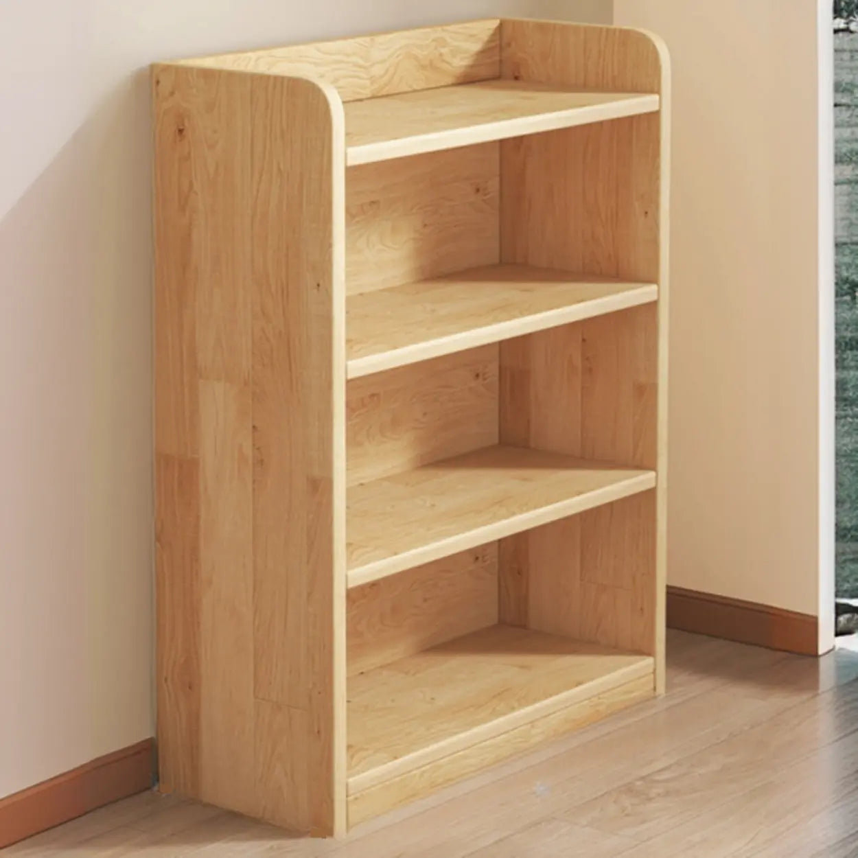 Nordic Wood Storage Bookcase