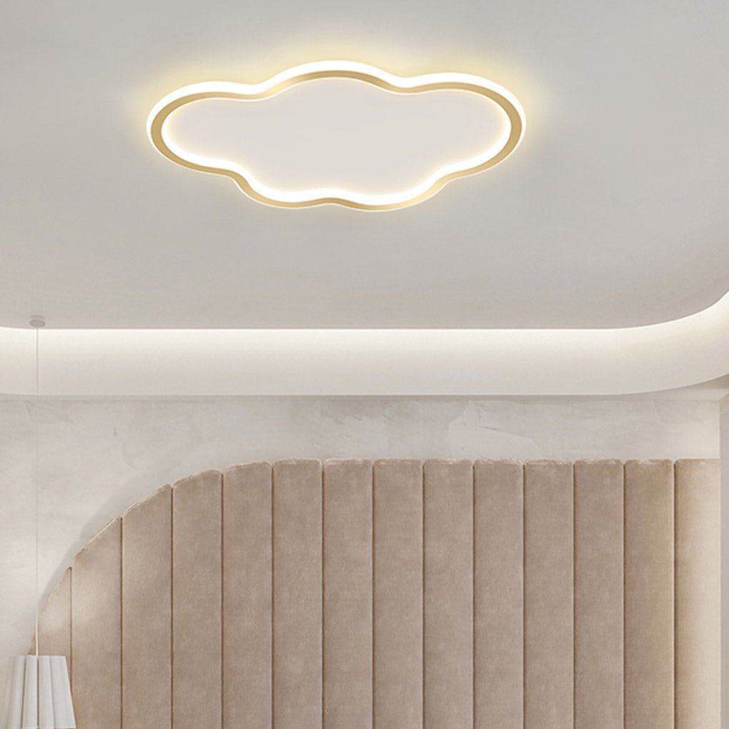 Nordic Ultra-Thin Arc Cloud LED Decorative Ceiling Lamp