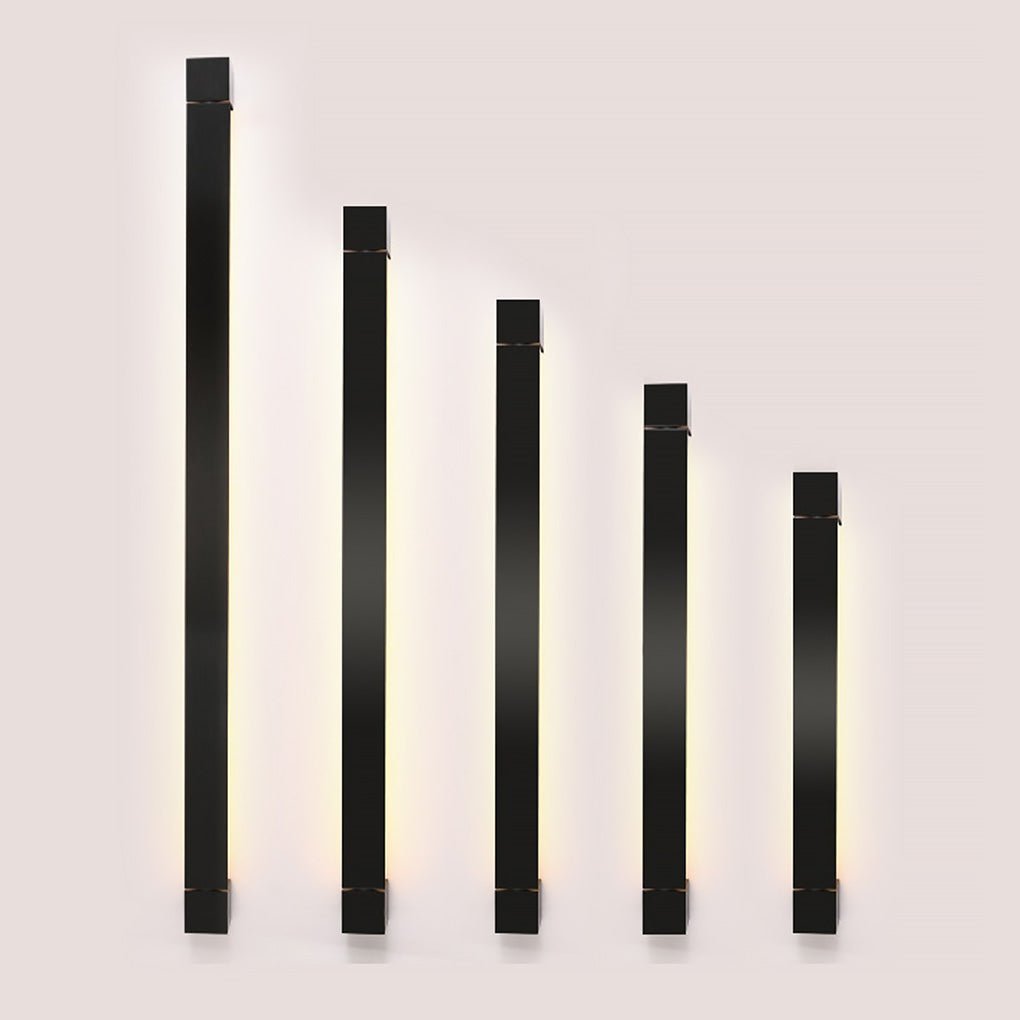 Nordic Ultra-thin Long Strip LED Bedside Background Wall Rotatable Wall Lamp-Lighom