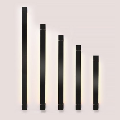 Nordic Ultra-thin Long Strip LED Bedside Background Wall Rotatable Wall Lamp-Lighom