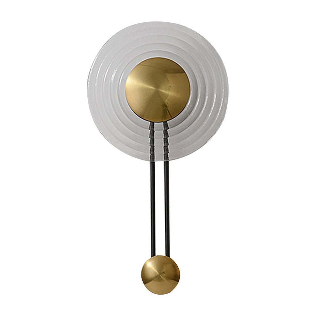 Nordic Unique Corrugated Ripple Glass Ins Aisle Bedside Decorative LED Wall Lamp-Lighom