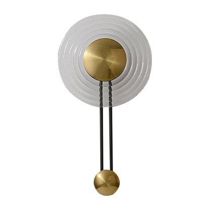 Nordic Unique Corrugated Ripple Glass Ins Aisle Bedside Decorative LED Wall Lamp-Lighom