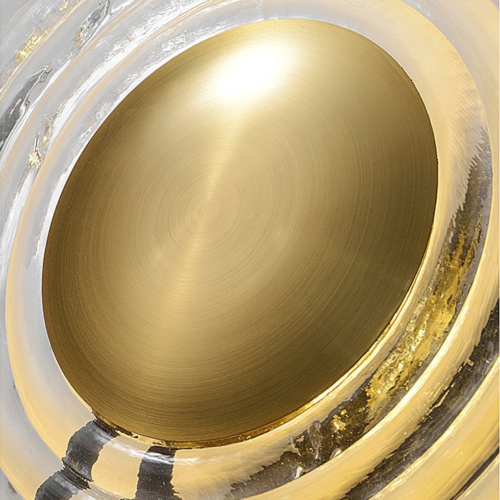 Nordic Unique Corrugated Ripple Glass Ins Aisle Bedside Decorative LED Wall Lamp-Lighom