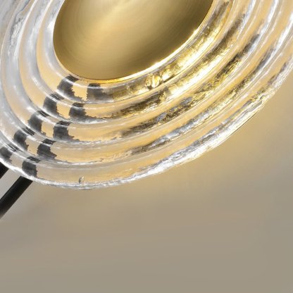 Nordic Unique Corrugated Ripple Glass Ins Aisle Bedside Decorative LED Wall Lamp-Lighom