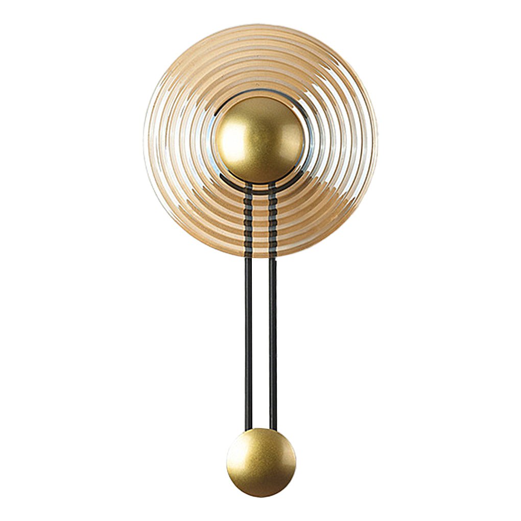 Nordic Unique Corrugated Ripple Glass Ins Aisle Bedside Decorative LED Wall Lamp-Lighom