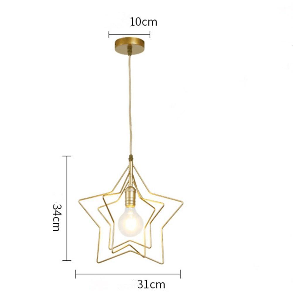 Multi Star Shaped Modern Pendant Lighting Metal Pendant Lighting-Lighom