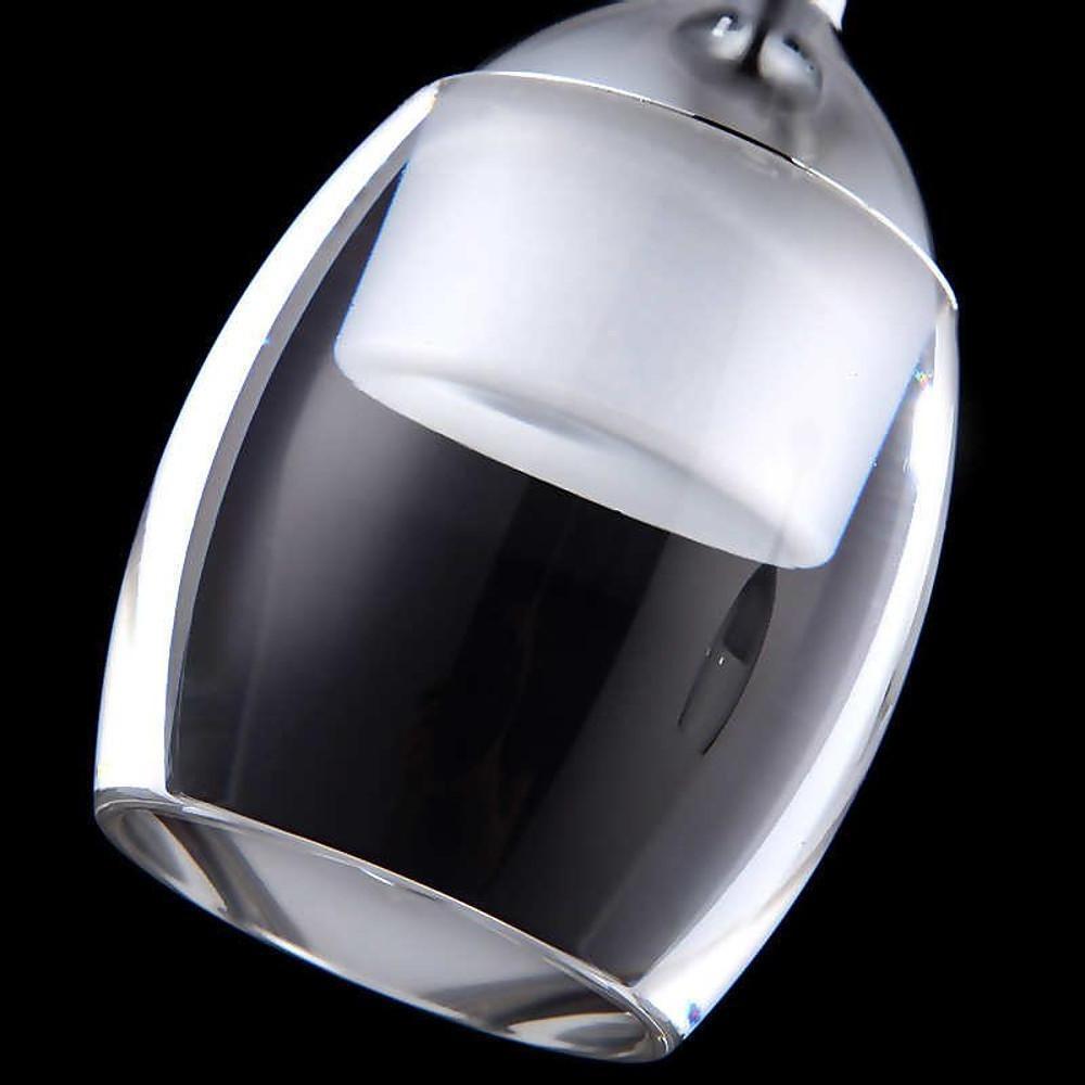 3-Light Aluminum Plastic Modern Island Chandelier