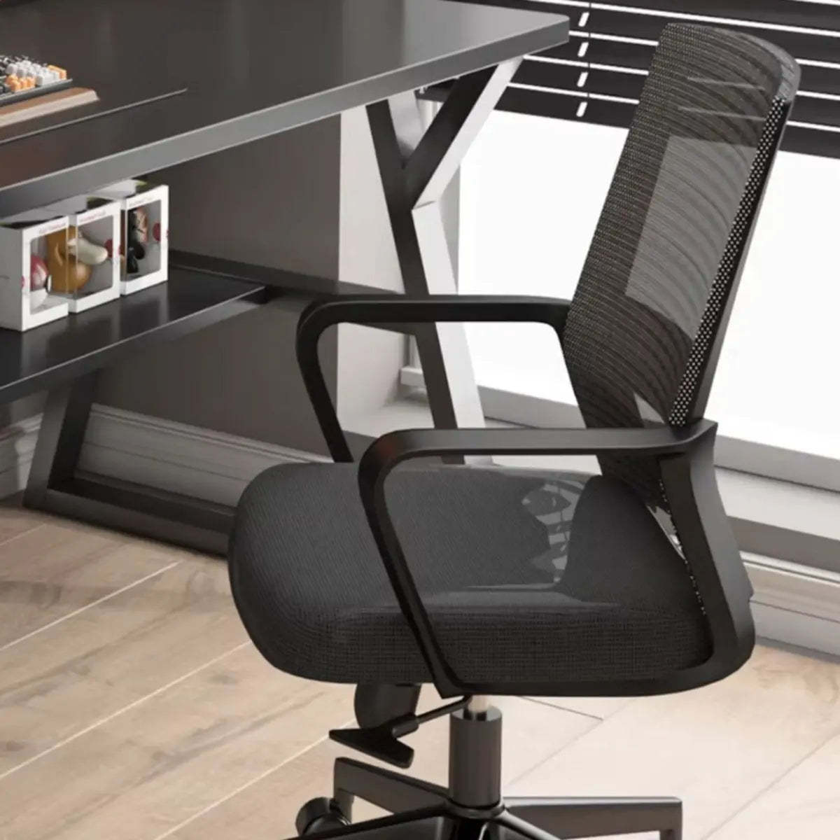 Nut-Brown Wood Computer Desk with Hutch and Shelf — Nut-Brown / Without Chairs