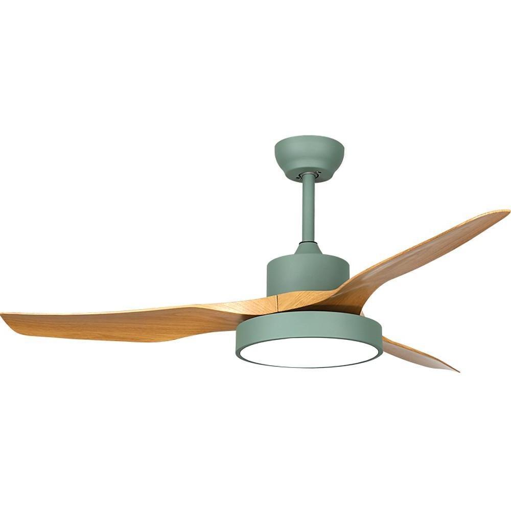 3-Blade Rustic Ceiling Fans with LED Light-Lighom