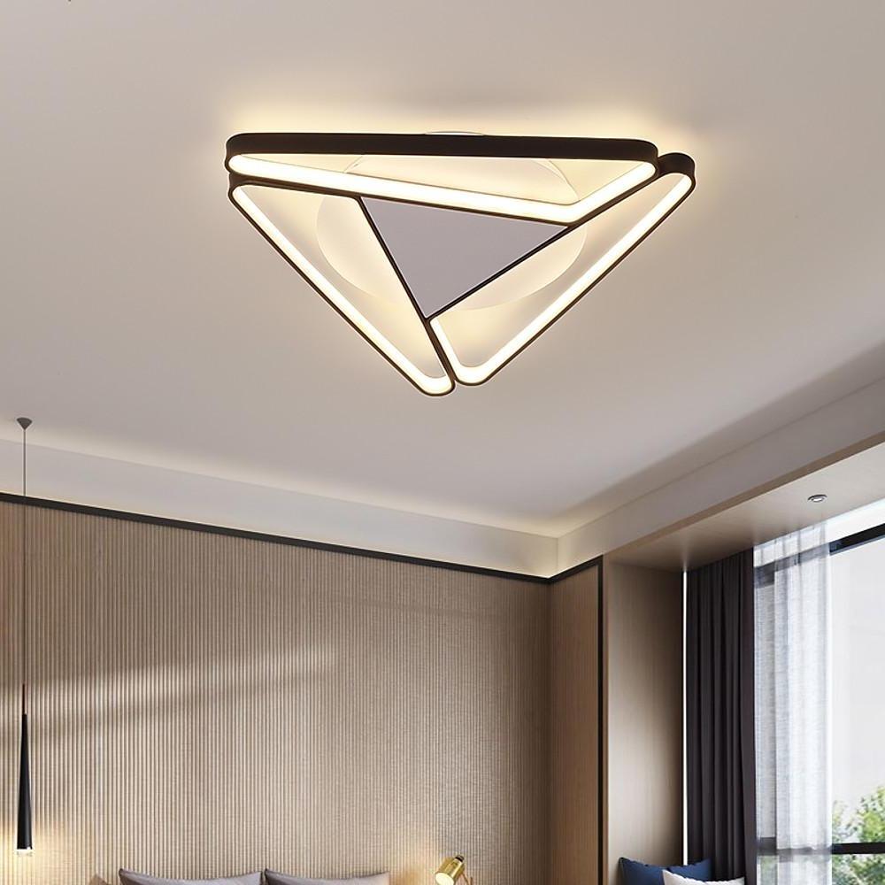 Geometric Modern LED Flush Mount