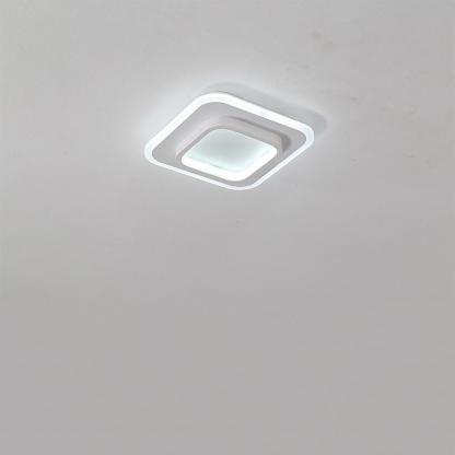 Double Square Shaped Flush Mount Light over Kitchen Sink LED Ceiling Light-Lighom