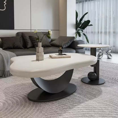 Free-Form Wood Nesting Coffee Table