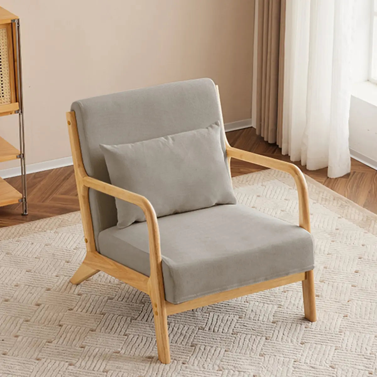 Off-White Scratch Resistant Lounge Chair