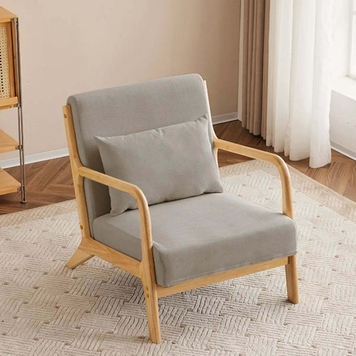 Off-White Scratch Resistant Lounge Chair