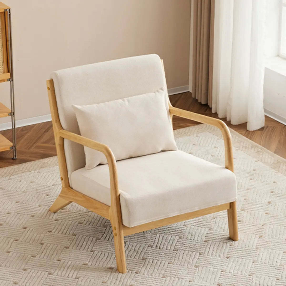 Off-White Scratch Resistant Lounge Chair