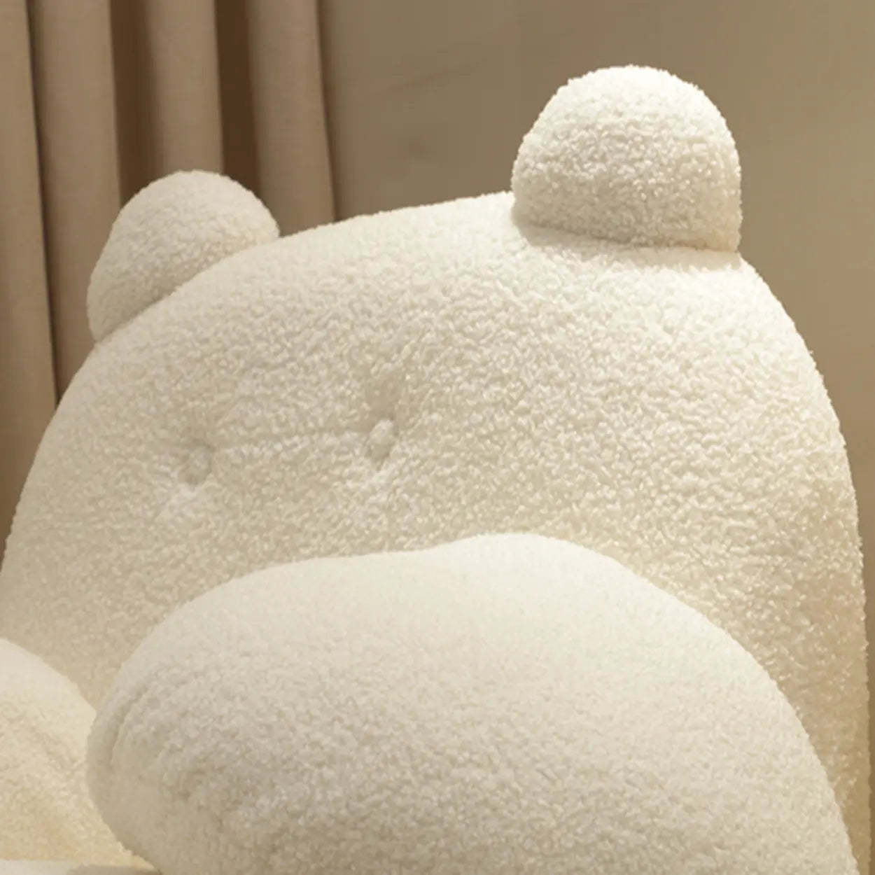 Off-White Animal Shape Rocking Chair