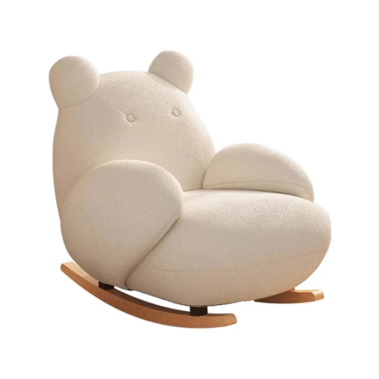 Off-White Animal Shape Rocking Chair