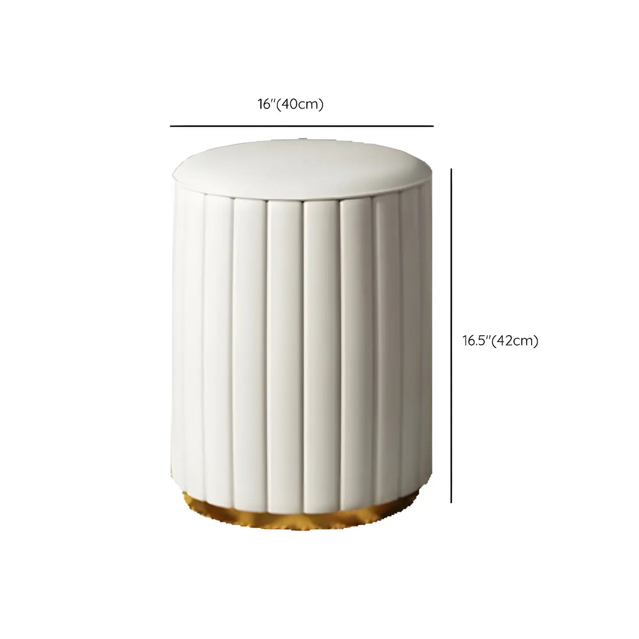 Off-White Stone-Top Wood Vanity with Drawers