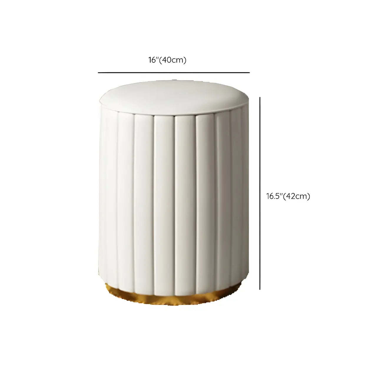 Off-White Stone-Top Wood Vanity with Drawers