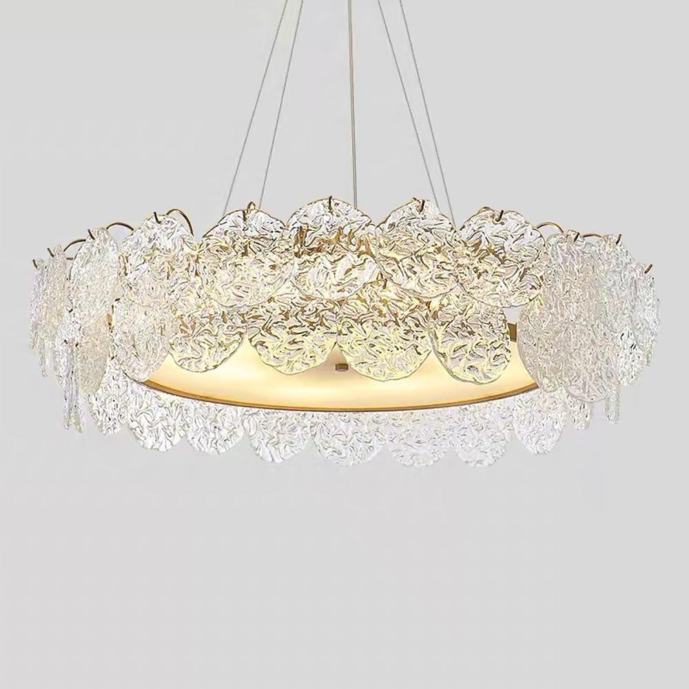Shell Chandeliers Glass Acrylic LED Kitchen Dining Room Lighting Ceiling Light-Lighom