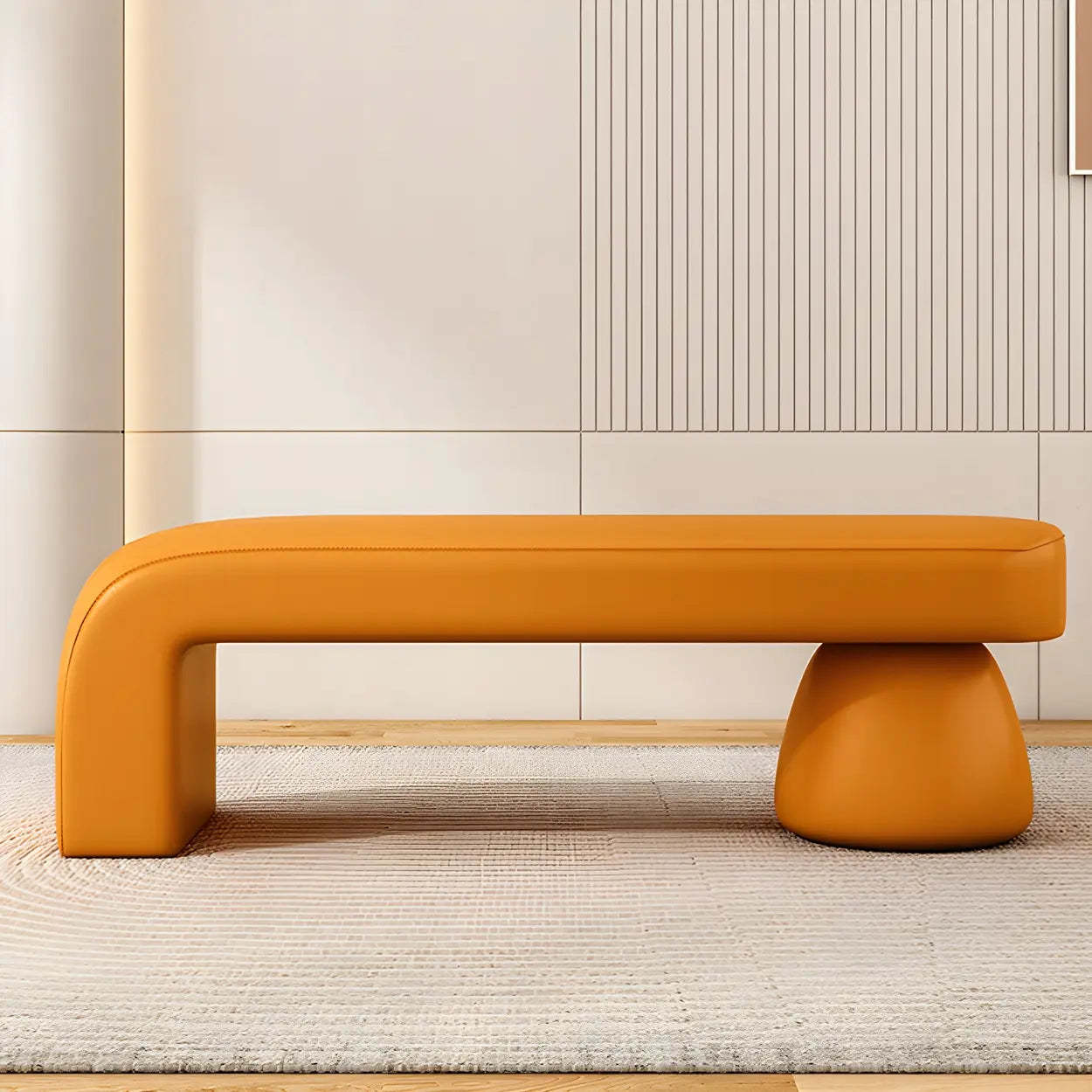 Upholstered Short Bedroom Bench