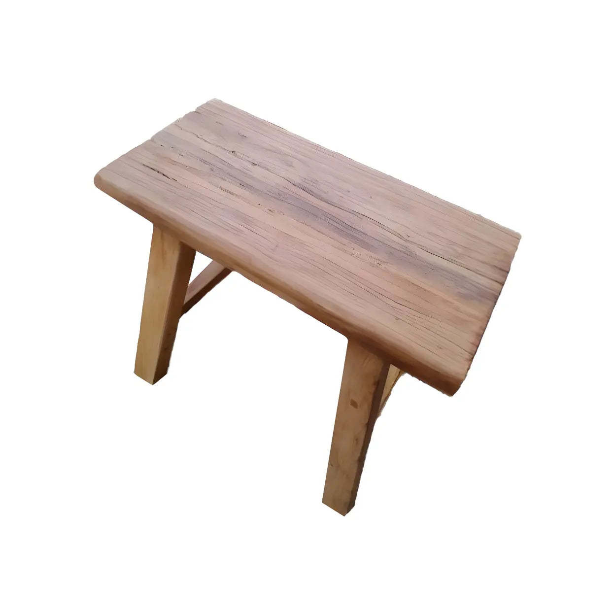 Oriental Natural Wood Entryway Bench