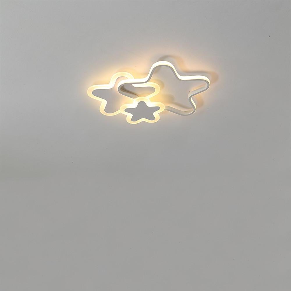 Triple Star Flush Mount Light LED Ceiling Light for Baby Kids Lighting-Lighom