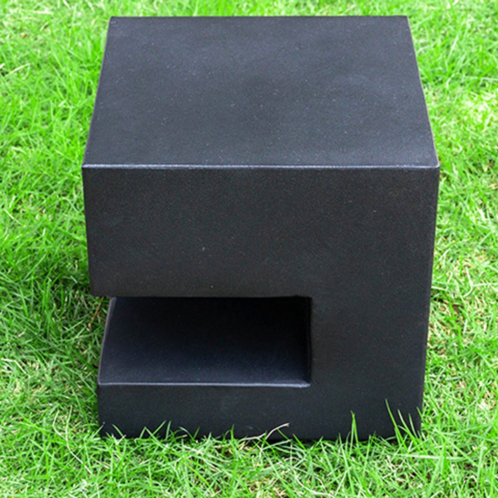 Square IP65 Waterproof LED Black Modern Outdoor Light Landscape Lighting-Lighom