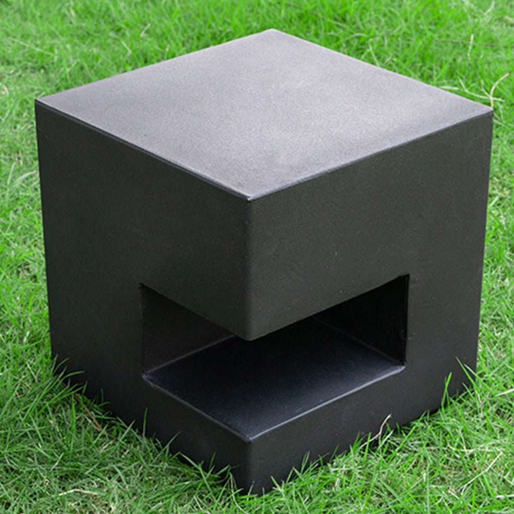 Square IP65 Waterproof LED Black Modern Outdoor Light Landscape Lighting-Lighom