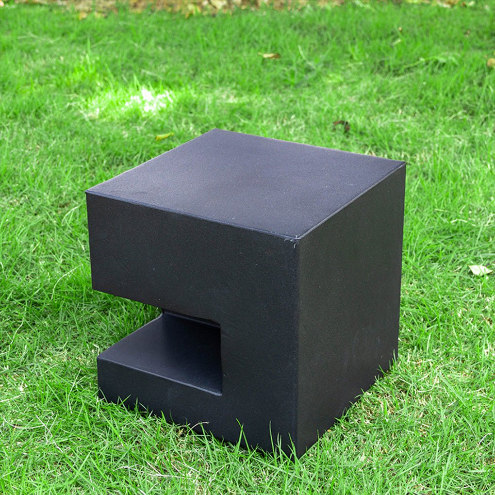 Square IP65 Waterproof LED Black Modern Outdoor Light Landscape Lighting-Lighom
