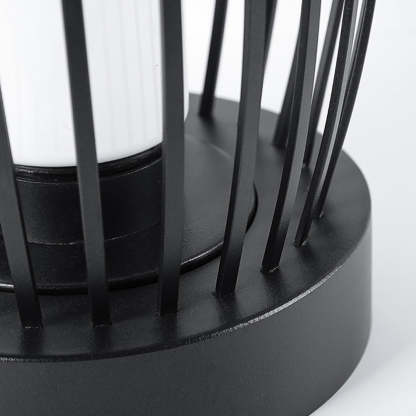Industrial Courtyard Waterproof Caged LED Floor Lamp-Lighom