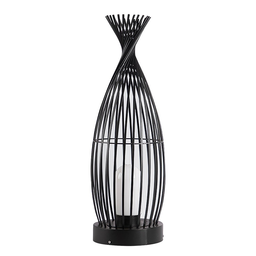 Industrial Courtyard Waterproof Caged LED Floor Lamp-Lighom