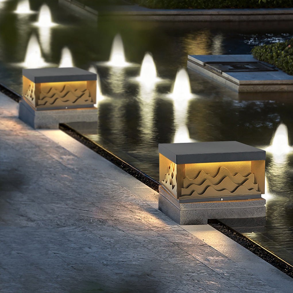 Outdoor Energy-saving Waterproof Garden Lamp Post Lamp Landscape Lighting-Lighom