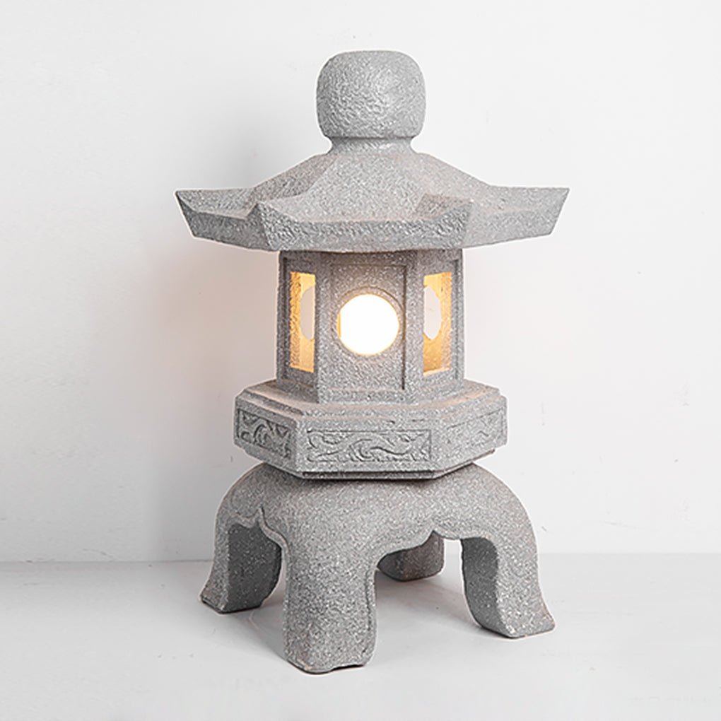 Outdoor Garden Waterproof Landscape Lighting Decorative Imitation Stone Tower Light-Lighom