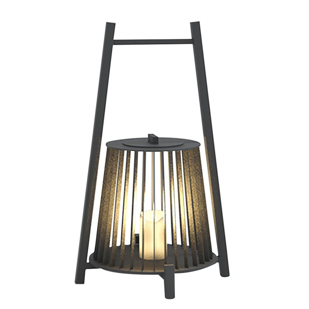 Outdoor Grid Imitation Candle-shaped Lantern Waterproof LED Landscape Lighting-Lighom