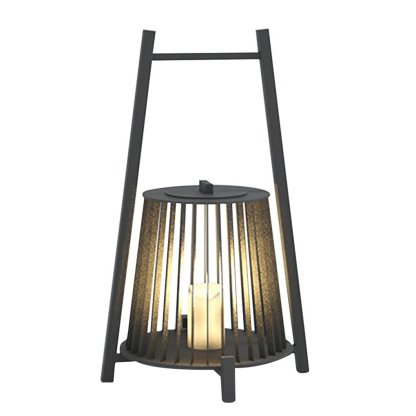 Outdoor Grid Imitation Candle-shaped Lantern Waterproof LED Landscape Lighting-Lighom
