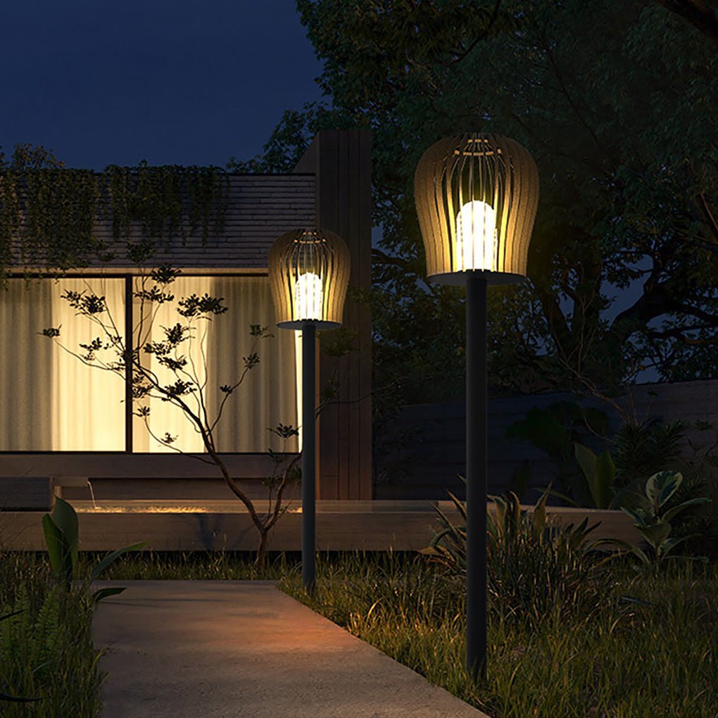 Outdoor Grid Waterproof Garden Lamp Lawn Light Post Lamp LED Landscape Lighting-Lighom