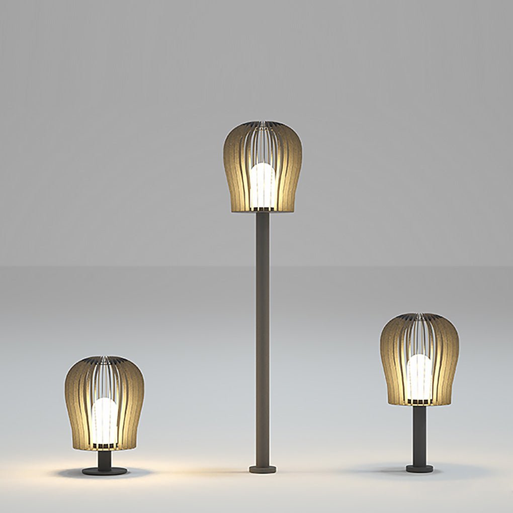 Outdoor Grid Waterproof Garden Lamp Lawn Light Post Lamp LED Landscape Lighting-Lighom