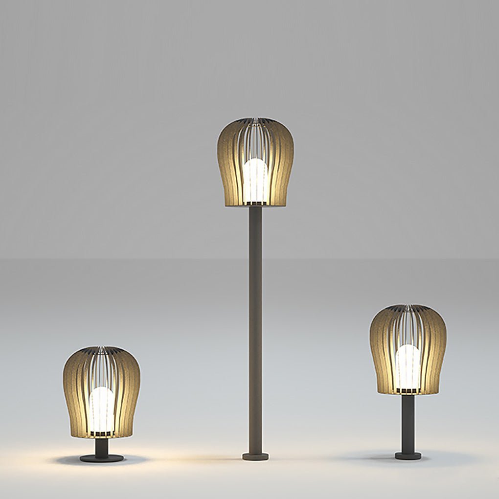 Outdoor Grid Waterproof Garden Lamp Lawn Light Post Lamp LED Landscape Lighting-Lighom
