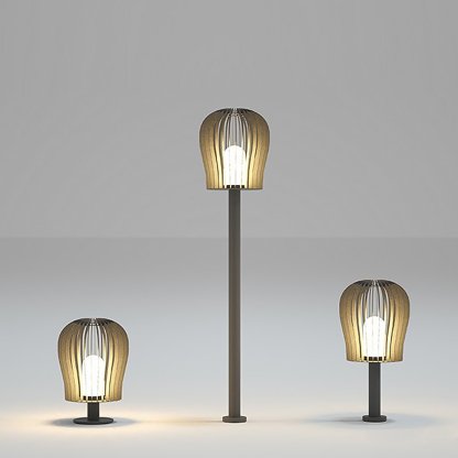 Outdoor Grid Waterproof Garden Lamp Lawn Light Post Lamp LED Landscape Lighting-Lighom