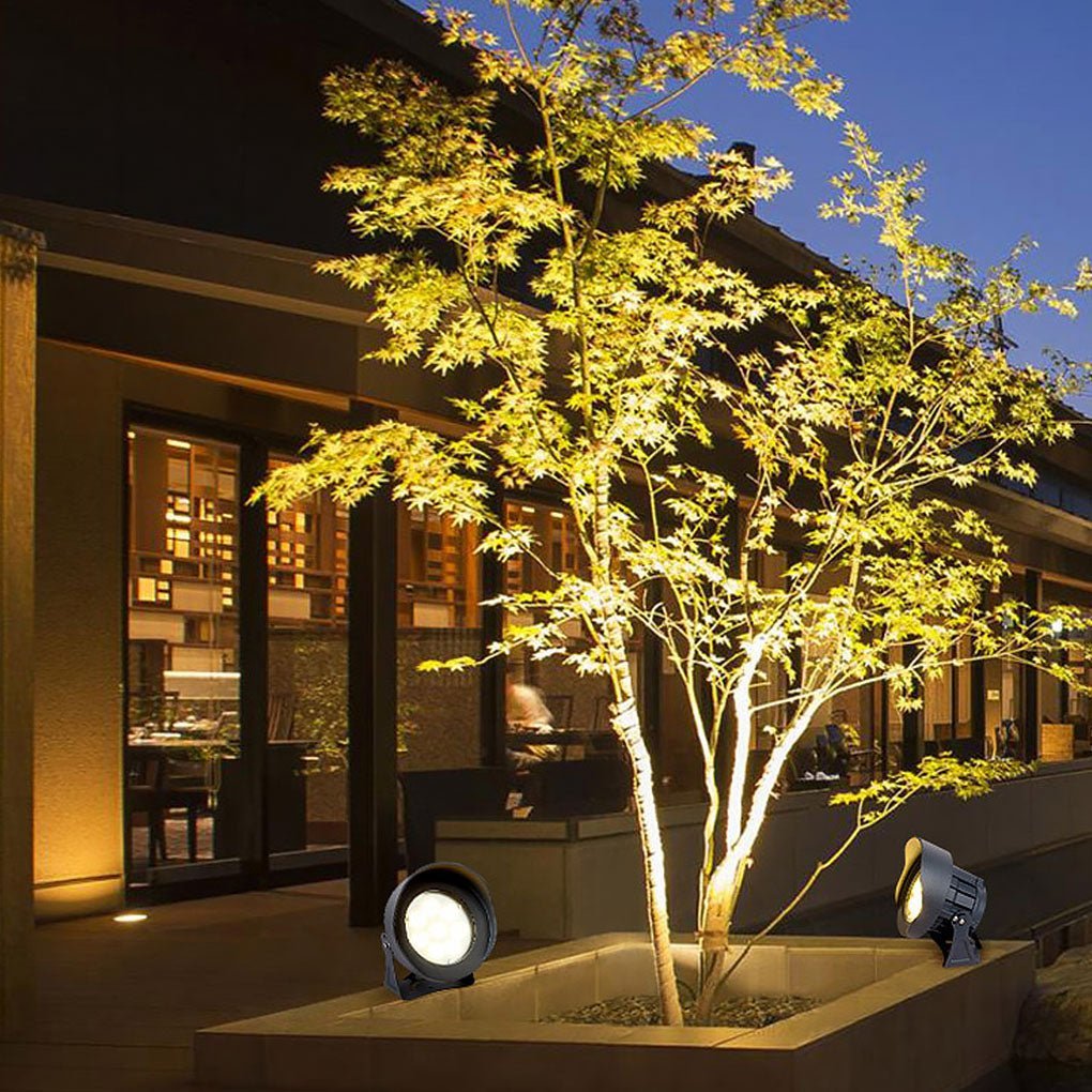 Outdoor Ground Fixed LED Spot Lights Waterproof Landscape Lighting for Villa Courtyard-Lighom
