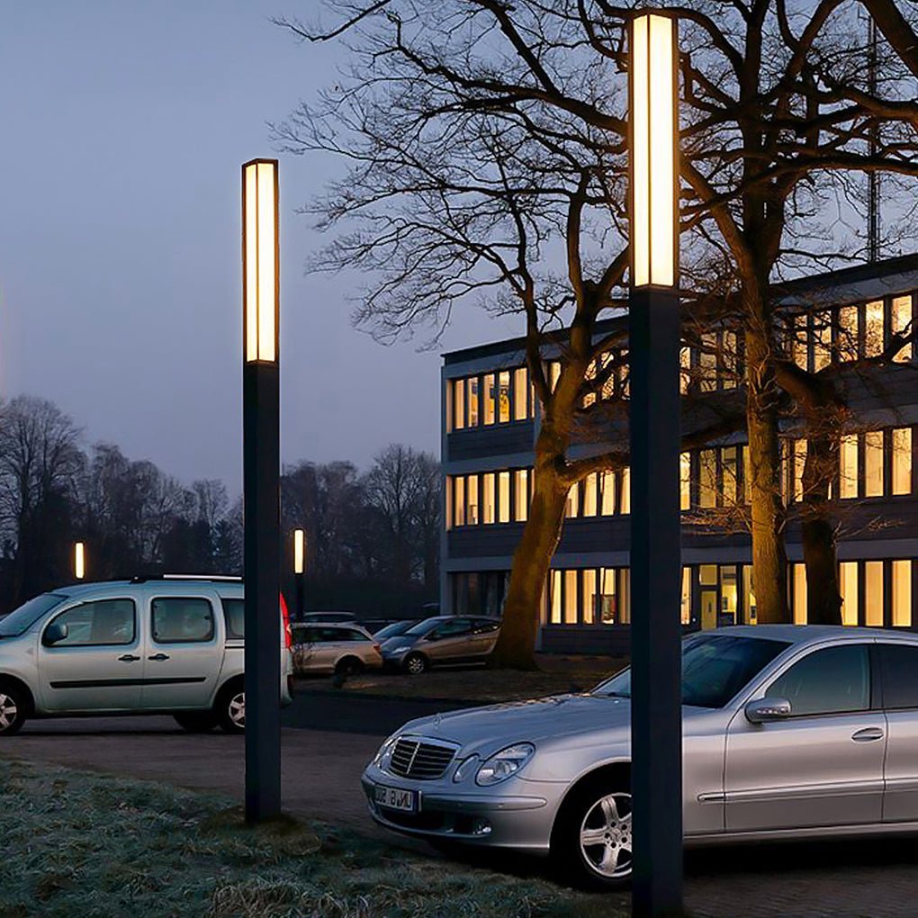 Classic LED Tall Bollard Lights Sleek, Weatherproof Path and Street Lighting-Lighom