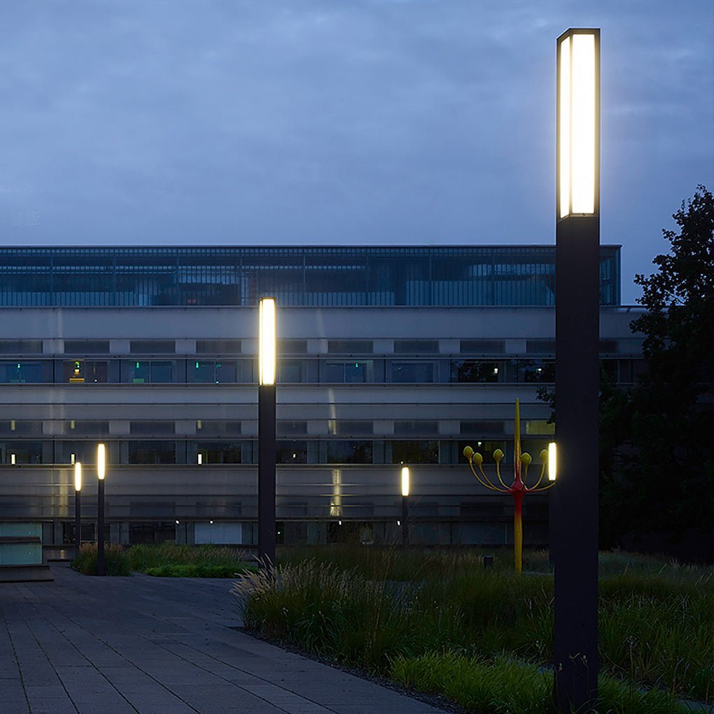 Classic LED Tall Bollard Lights Sleek, Weatherproof Path and Street Lighting-Lighom