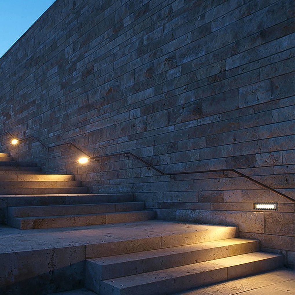 Outdoor LED Landscape Decorative Step Lights Waterproof Embedded Ground Lights-Lighom