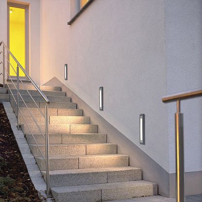 Outdoor LED Landscape Decorative Step Lights Waterproof Embedded Ground Lights-Lighom