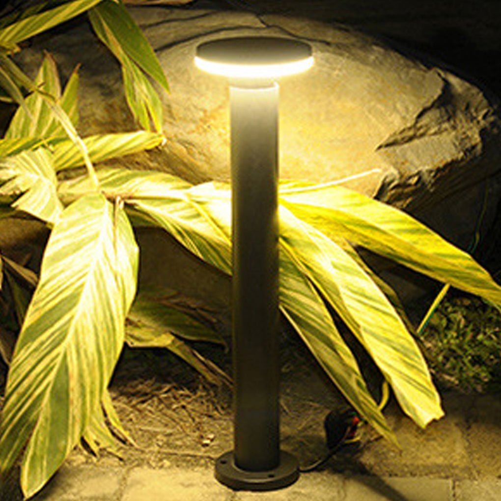 Outdoor Minimalist Round Square Waterproof LED Landscape Lighting Lawn Lamps-Lighom