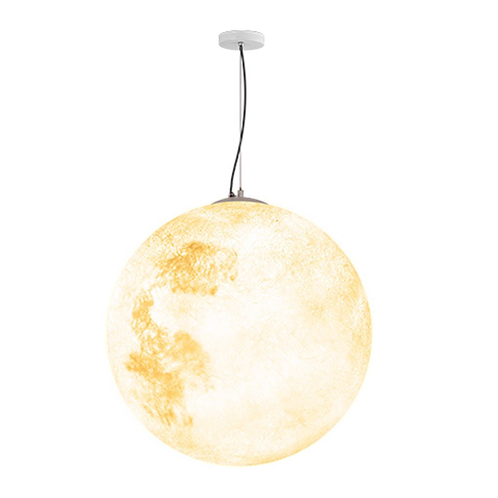 Outdoor Resin Moon Texture Chandelier Waterproof Landscape Decorative Lighting-Lighom