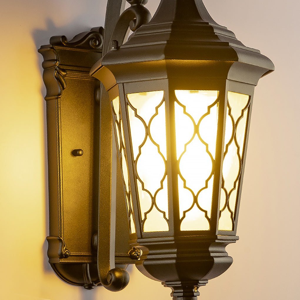 Outdoor Retro Waterproof Wall Lamp Decorative Lighting for Villa Courtyard Balcony-Lighom