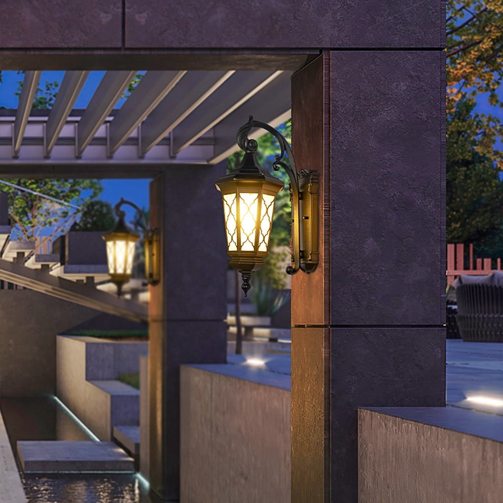 Outdoor Retro Waterproof Wall Lamp Decorative Lighting for Villa Courtyard Balcony-Lighom