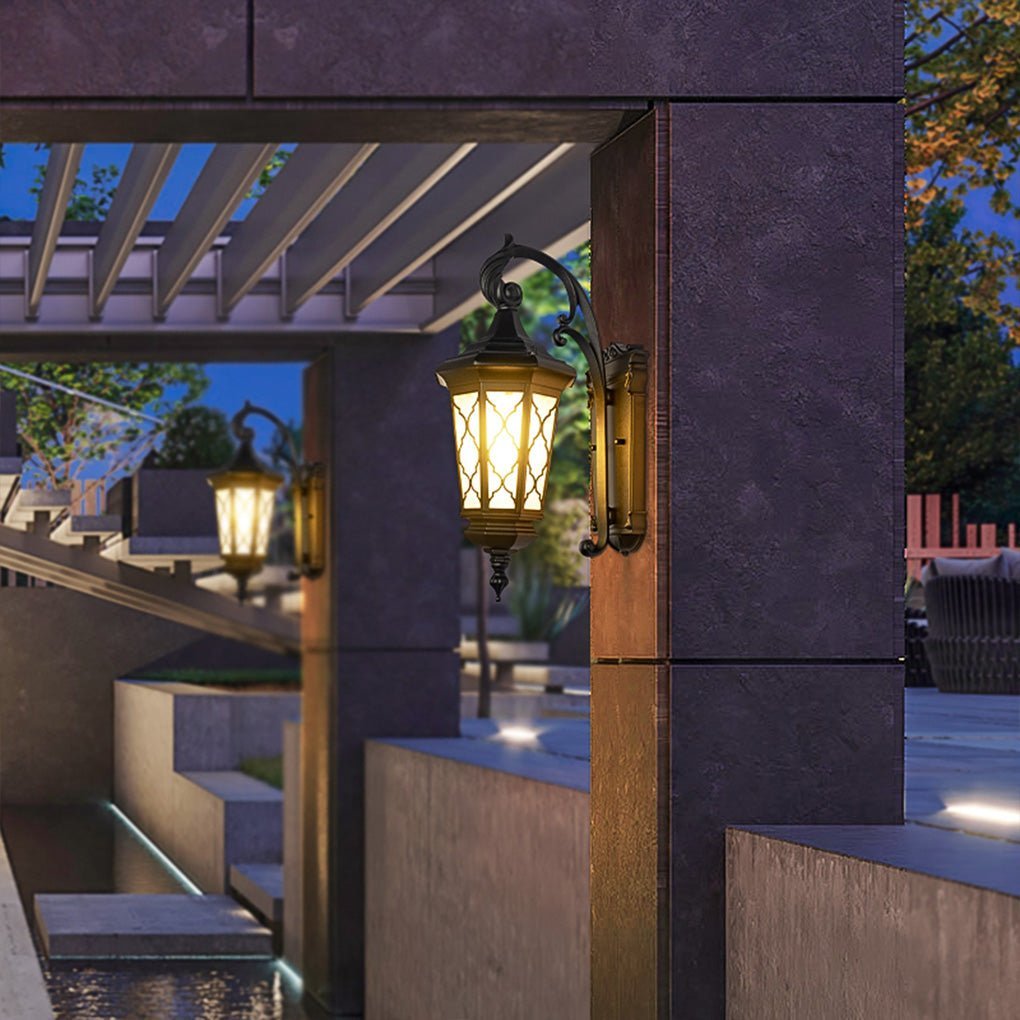 Outdoor Retro Waterproof Wall Lamp Decorative Lighting for Villa Courtyard Balcony-Lighom